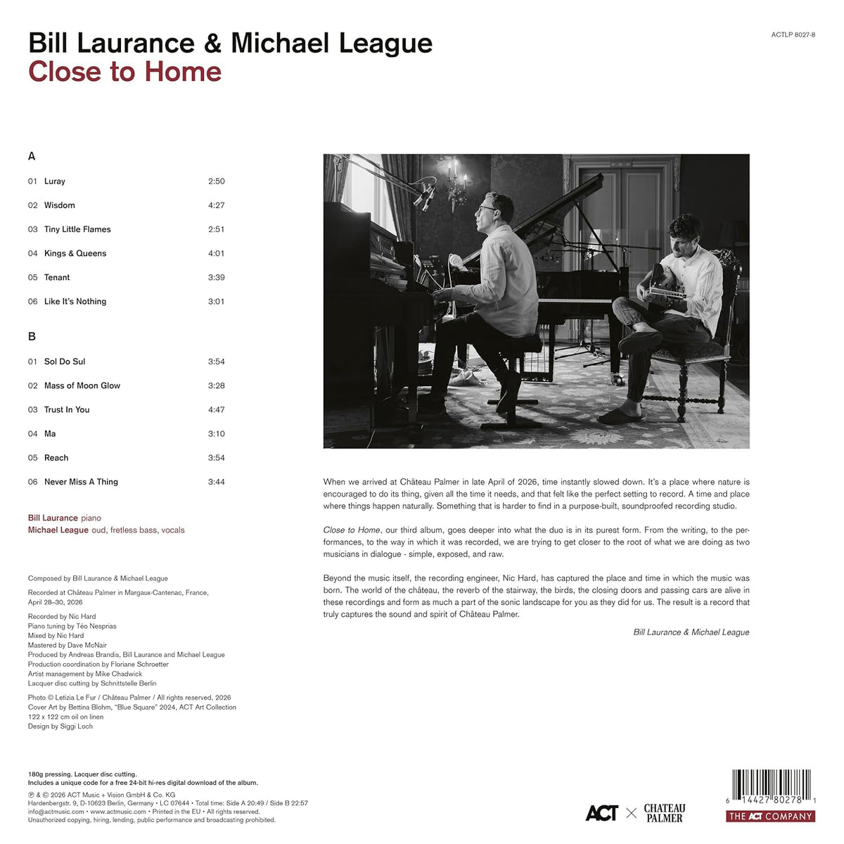 Bill Laurance & Michael League - Close to Home